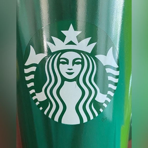 Starbucks Green Swirl Tall Coffee Mug 2022 16 Oz - Picture 2 of 7